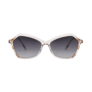 Gafas de sol tipo ojo de gato para mujer, lentes degradadas con montura completa, ligeras, estilo informal, para adultos - Product Image 6