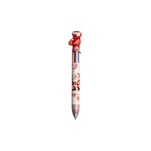 Stylo bille créatif 6 couleurs de Noël, en plastique, à pression, pour étudiants, journal des enfants, événement, cadeau de vacances, marque FR - Product Image 5