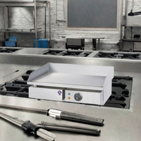 Plaque de cuisson électrique Teppanyaki de table FRYKING EG-818, la plus vendue, 220-240V 2.8KW