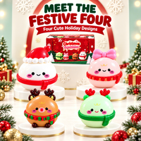 Nouveauté : Jouet Squishy de Noël, Jouets à Presser de Noël, Jouet Squishy Géant à Presser et à Fronter, Jouet Promotionnel