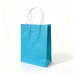 Sacs en papier de luxe robustes personnalisés KM pour cadeaux, artisanat, fêtes, emballages cadeaux, sacs de shopping avec poignées - Product Image 1