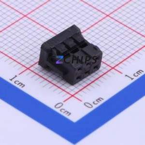 A2211H-2X03P Housing (Wire-to-Board / Wire-to-Wire) P=2mm Connector ( Jack Structure: 2x3P )( Pitch: 2mm )( Row Spacing: 2mm ) - Product Image 2