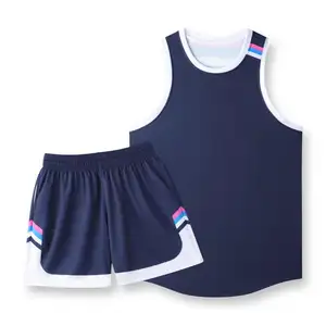 定制便宜的篮球制服让你自己设计的篮球球衣制服篮球热身运动服