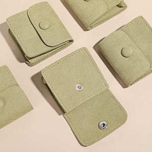 Boîte à bijoux en velours exquis avec logo personnalisé petits sacs d'emballage de bijoux de stockage de cadeaux - Product Image 6