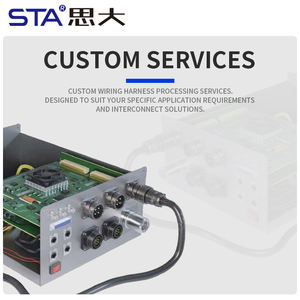 موصل دائري MIL DTL 26482 <span class=keywords><strong>PT</strong></span> MS3116E8-4S MS3112 MS3110 بـ 8 أذرع و4 سنون ذكر وأنثى للطيران مع غلاف وقابس مربع الشكل - Product Image 4