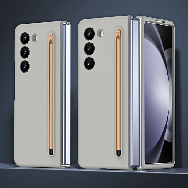 For Samsung Galaxy Z Fold 7 6 5 4 3 Case with S Pen Holder & Stylus Built in Privacy Screen Protector Shockproof Phone Cover