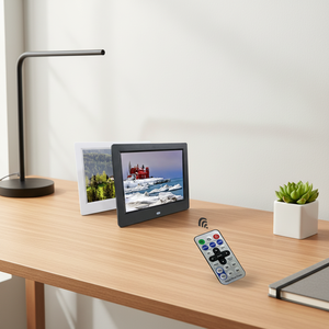 Nouveauté Cadre photo numérique amusant 1080P MP4 AVI MP3 8 pouces IPS - Product Image 1