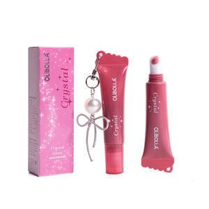 MLM customizable Watery <b>Lip</b> Gloss Peptide Liquid <b>Lip</b> Glaze Non-Sticky Mirror Shine Non-Stick Cup Long Lasting Vegan <b>Lip</b> Makeup - Product Image 1