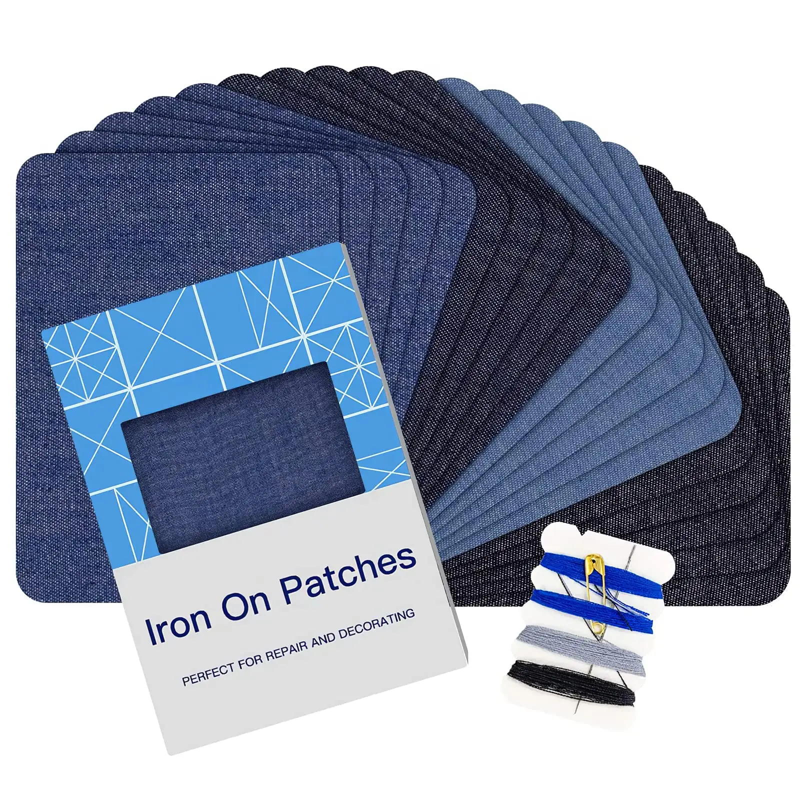 DIY Aufbügeln Patches für Kleidung Reparatur Denim Patch Großhandel benutzer definierte Eisen auf Patches