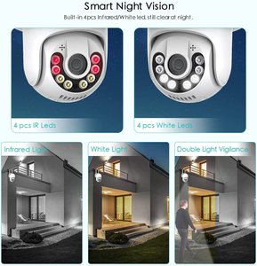 HD 1080P 2MP Góc Rộng Báo Động I/O Con Người Theo Dõi Chuyển Động Thông Minh Mạng Máy Ảnh Không Dây Mini Wifi Kiểm Tra PTZ Wifi <span class=keywords><strong>IP</strong></span> Máy Ảnh - Product Image 3