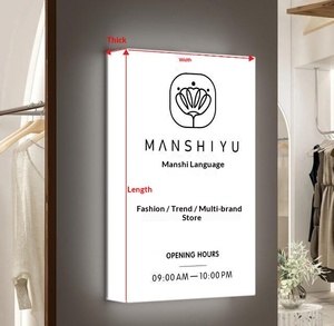 กล่องไฟอะคริลิค LED แบบเต็มตัว ส่องสว่าง 5000 ลูเมนส์ กันน้ำ กันรังสียู<span class=keywords><strong>วี</strong></span> พิมพ์ลาย สำหรับร้านตัดผม กล่องไฟโฆษณา โด่งดังทางอินเทอร์เน็ต - Product Image 6