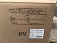Batterie de stockage d'énergie industrielle et commerciale DEYE BOS-A 7,68 kWh Module LiFePO4 Onduleur 50-100 kW Solution BESS 54-161 kWh