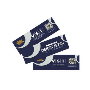 Étiquette laser holographique 3D 1000pcs un rouleau de plaques de classement de cartes de sport 25*64mm Impression de logo personnalisé avec sécurité à la lumière bleue - Product Image 6