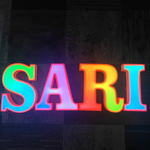 Kênh chữ dẫn dấu hiệu bảng biểu tượng dấu hiệu tùy chỉnh kênh thư ký năng động 3D signage với RGB màu sắc thay đổi cho các cửa hàng trò chơi - Product Image 4