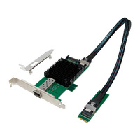 M.2 M 키 X520-DA1 10GbE SFP+ 네트워크 카드 산업용 PC 서버용 인텔 82599EN 광섬유 이더넷 어댑터