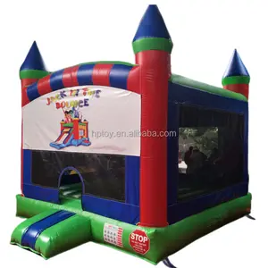 معدات تأجير للحفلات قلعة قابلة للنفخ قلعة نطاطة تجارية للأطفال