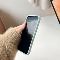 Coque de téléphone couleur unie en Silicone liquide pour iPhone 16 Pro max 16 Plus 16 Pro 15 14 13 12 11