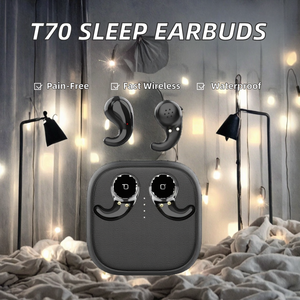 หูฟังไร้สาย TWS รุ่น Factory T70 LED แสดงสถานะแบตเตอรี่ ใช้งานได้ยาวนาน สวมใส่สบาย ไม่เจ็บหู เหมาะสำหรับการนอนหลับ - Product Image 2