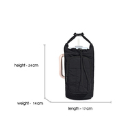 Nouvelle sacoche isotherme en polyester matelassé pour bouteille d'eau, sac à bandoulière, housse pour gobelet d'eau, sac pour gobelet Stanley
