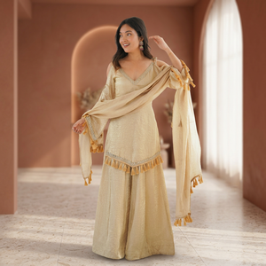 New Designer Doremon Crush Women's Salwar Kameez Set Real Mirror Work Lace Border <b>Top</b> Bottom Dupatta-Party Style All Seasons - Product Image 1