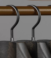 Cintre de luxe double niveau en bois robuste avec épaules larges pour costumes, vêtements, pantalons, organisateur de garde-robe et de magasin
