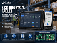 Placa de Desarrollo Industrial HelperBoard A733 con LPDDR5, UFS, WiFi6/BT, 4G, Cámara MIPI para Dispositivos de Inspección Portátiles