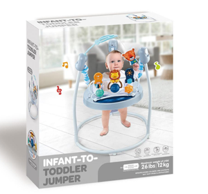 Andador Silla Saltarina para Bebé 2025 Columpio Mecedora <span class=keywords><strong>Jumper</strong></span> con Juguetes Colgantes y Música para Bebés - Product Image 5