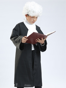 Costume d'<span class=keywords><strong>avocat</strong></span> d'Halloween pour enfants costume de performance costume de juge de jeu de rôle professionnel pour enfants - Product Image 6