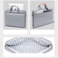 15.6 "-16" étui de transport pour ordinateur portable en tissu hydrofuge sac d'ordinateur à bandoulière pour Macbook Lenovo