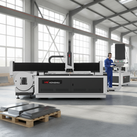 Machine de découpe laser à fibre pour tubes et plaques métalliques Hongniu avec dispositif rotatif, fabriquée en Chine