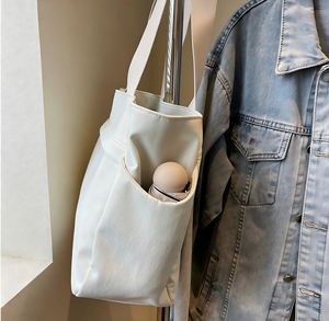 Custom Logo Women's Eco-friendly Recyclable 10oz Cotton <b>Canvas</b> <b>Tote</b> Bag with Long Handle for Beach and Shopping Use - Product Image 3