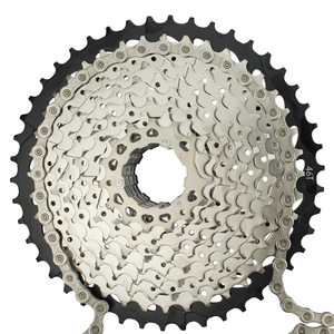 Chaîne de vélo de route et de montagne de haute qualité Wake TG50 6-8 vitesses, argentée, <span class=keywords><strong>antirouille</strong></span>, en acier au carbone, 116 maillons, 1/2x3/32 - Product Image 3