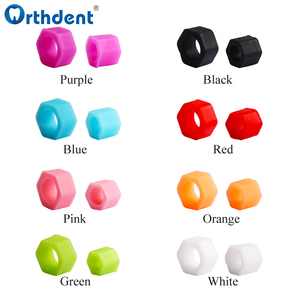 100 Unidades/Caja Anillos de Silicona para Identificación Dental, Anillos de Reconocimiento Coloridos para Instrumentos, Ortodoncia, <span class=keywords><strong>Dentista</strong></span> - Product Image 2