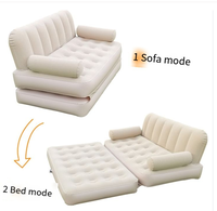 Canapé gonflable moderne personnalisable en usine OEM, design pliable portable pour salon