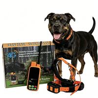 Collier de suivi GPS pour chien de qualité militaire, double antenne (GPS/GSM), étanche IP68, balise Bluetooth LED, autonomie de la batterie >20h