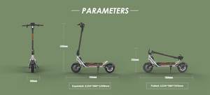 Kukirin A1 expédié depuis l'entrepôt de Pologne, pneus à vide de 10 pouces, pliable, batterie 48v 13ah, autonomie combinée de 45 km, charge maximale de 120 kg - Product Image 5
