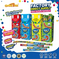 10g Wowz Gummy Rope Candy Knapperige Gummies Zachte Kauwgom Fruitige Snoepjes Snoepgoed OEM ODM Groothandel Fabriek Leverancier