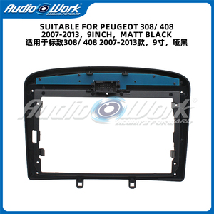 Kit d'adaptation audio pour autoradio 9 pouces, panneau de navigation, cadre DVD pour tableau de bord pour <span class=keywords><strong>PEUGEOT</strong></span> <span class=keywords><strong>308</strong></span> / 408 2007-2013 - Product Image 5