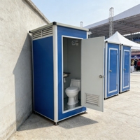 Toilettes mobiles à bas prix, toilettes à monnayeur, toilettes extérieures, unité pratique pour gares routières et ferroviaires