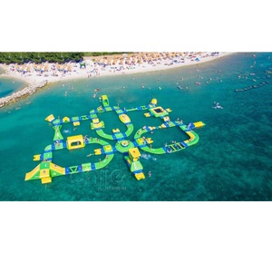 2024 parc aquatique de sports d'eau de <span class=keywords><strong>mer</strong></span> pour adultes et enfants/parc aquatique gonflable de conception de toboggan - Product Image 3