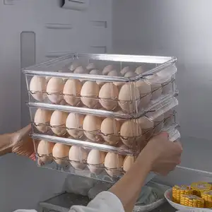 Küchen kühlschrank Stapelbarer Kunststoff 24 Gitter Eier ablagen/Eier aufbewahrung sbox/Eier behälter