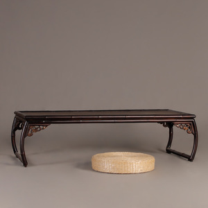 <b>Bamboo</b> Top <b>Coffee</b> <b>Table</b> Black Chinese Style Adult Use - Product Image 3