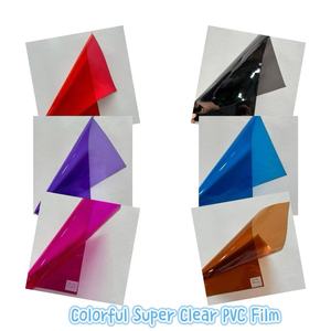 <span class=keywords><strong>Film</strong></span> PVC blanc super transparent de qualité alimentaire, souple et imperméable, épaisseur 0,18 mm, pour la décoration d'emballages de sacs transparents à la mode - Product Image 1