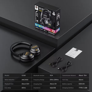 <span class=keywords><strong>ONIKUMA</strong></span> GT811 ligero ANC ENC multimodo <span class=keywords><strong>Bluetooth</strong></span> y conectividad de 3,5mm auriculares inalámbricos para juegos con cancelación de ruido - Product Image 3