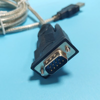 Dual chip DB9 pin usb a rs232 serie cable adaptador de convertidor