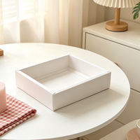 Boîte cadeau carrée transparente épaissie style Instagram avec fenêtre, pour chocolats, bonbons de mariage, ou snacks de pâtisserie haut de gamme
