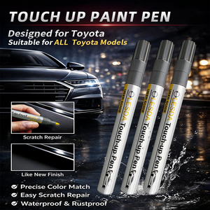 Bolígrafo de Pintura para Reparación de Arañazos en Autos Toyota, Color Exacto al OEM, Kit 2 en 1 de Pintura y Capa Transparente - Product Image 2