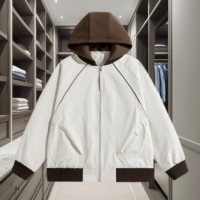 Veste tendance personnalisée à fermeture éclair pour homme, grande taille, coupe-vent et chaude pour l'hiver, veste décontractée de style aviateur, vêtement rétro de style urbain