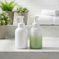 Bouteille vide en PET de 600 ml avec pompe à mousse pour gel douche, nettoyant visage, shampoing, emballage cosmétique avec logo personnalisé, couleur OEM/ODM