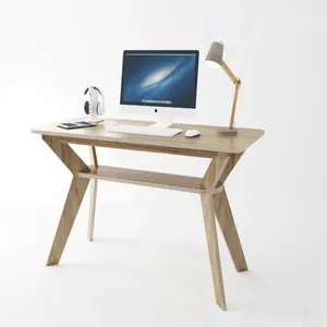 Office Table Kids Studying Desks Escritorio Factory Directly Easy Assemble Without Screws Wooden Office Furniture Computer Desk